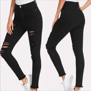 💖These the BESTSELLING Distressed Black Jeans!!👖